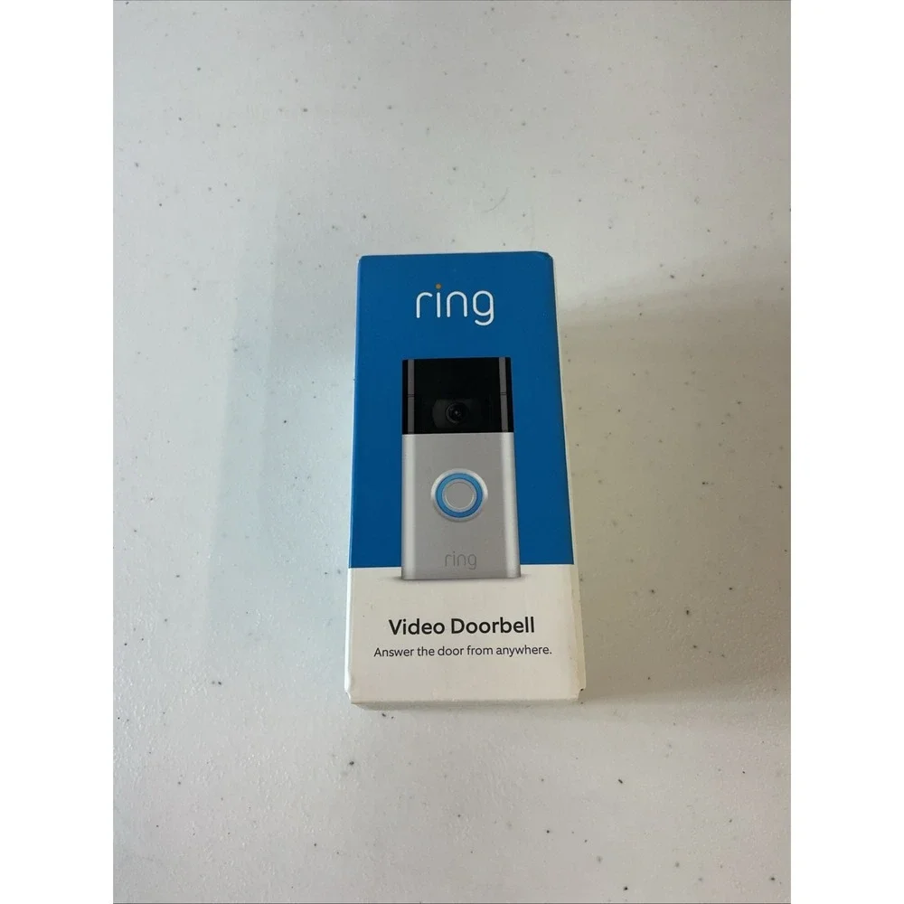 Ring Video Doorbell (2nd Generation) 1080p HD WiFi - Satin Nickel - Brand New